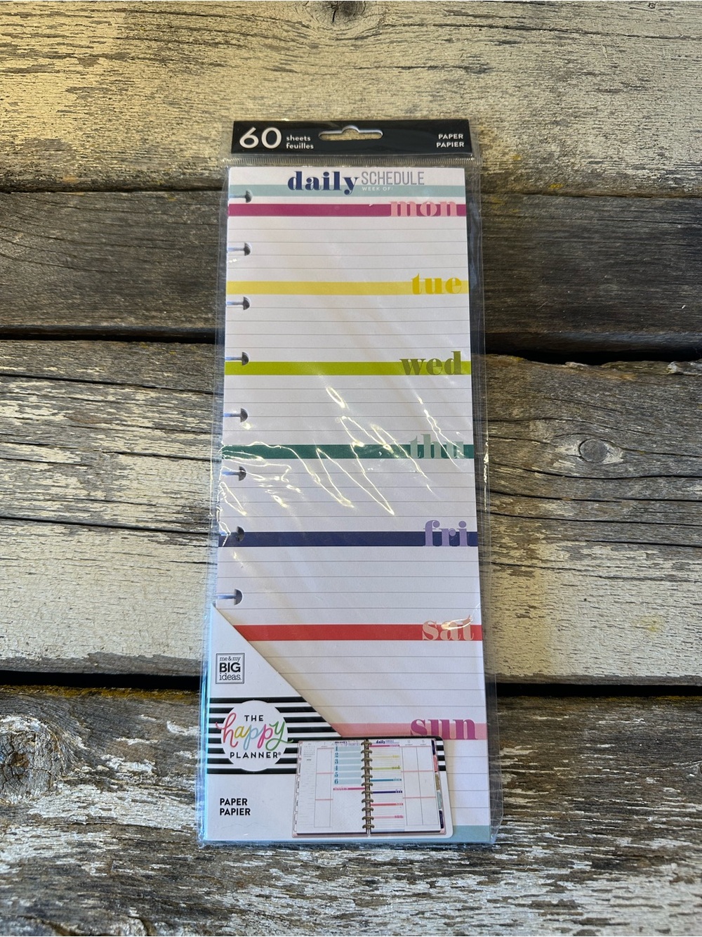The Happy Planner | New Big Half Sheet Note Paper